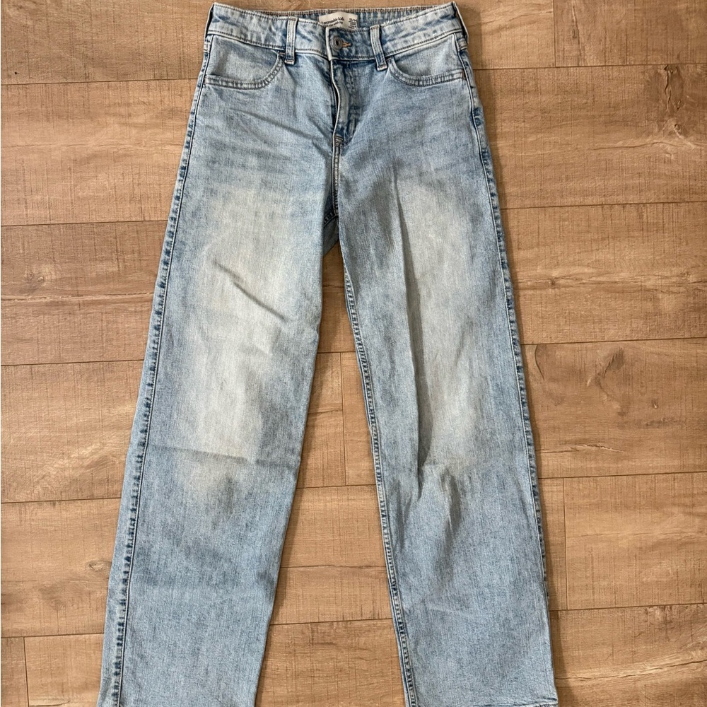 Abercrombie Kids Light Blue High Rise Jeans